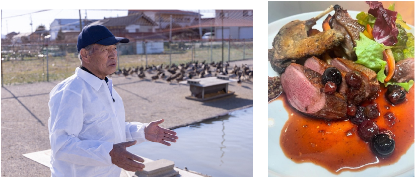 福島さん真鴨の半身ロースト